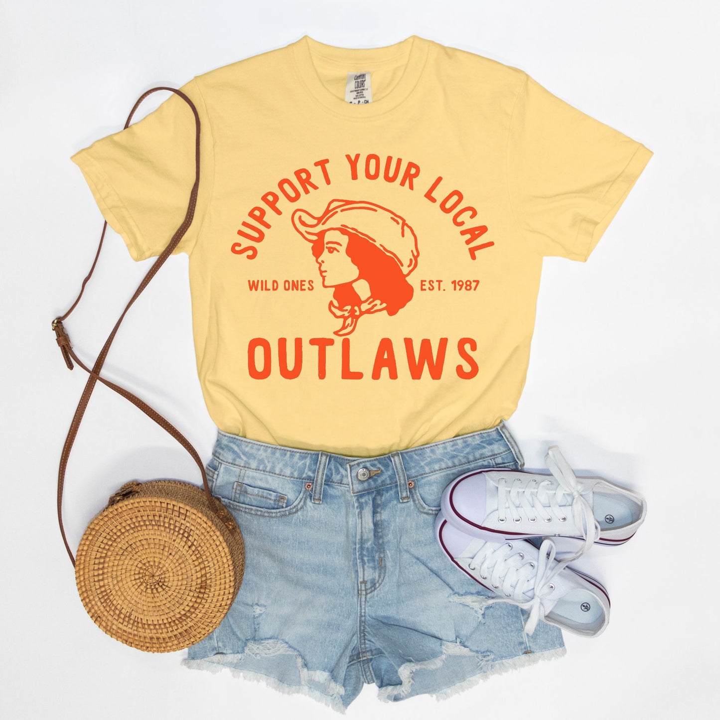 Local Outlaws Comfort Color Tee 1717