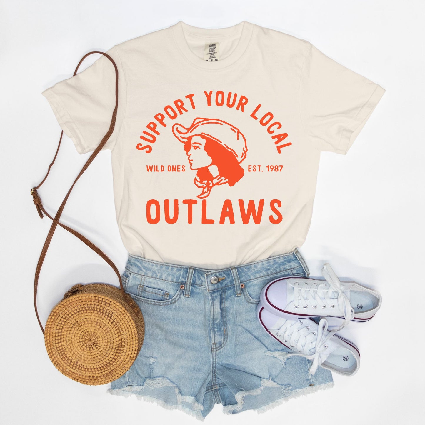Local Outlaws Comfort Color Tee 1717