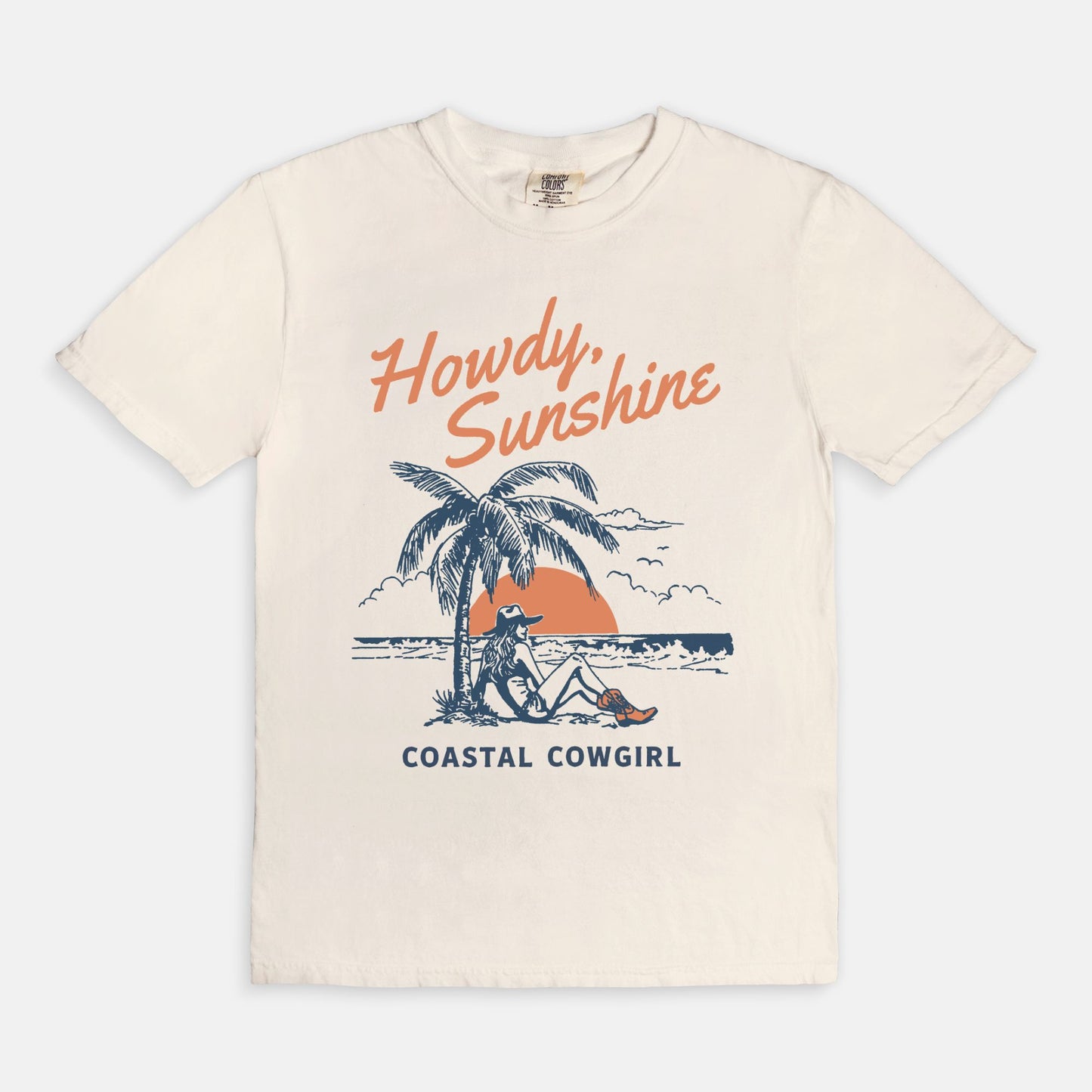 Coastal Cowgirl Comfort Color Tee 1717