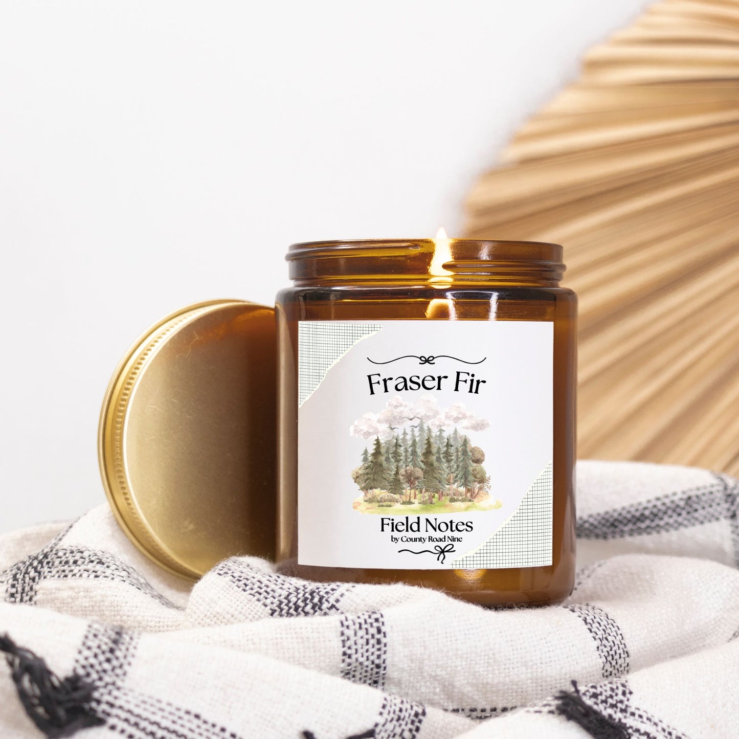 Fraser Fir Candle Amber Jar 9oz