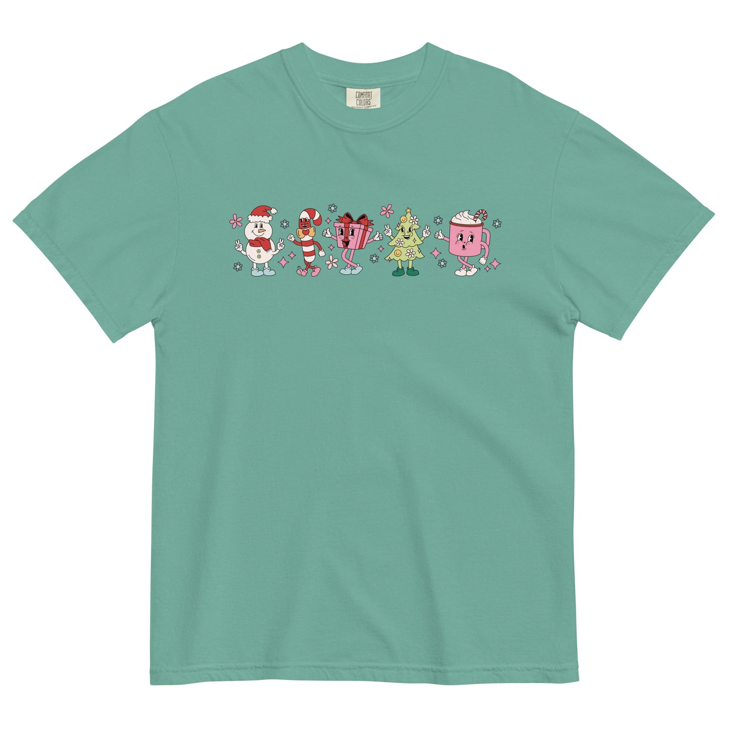 Christmas Characters Comfort Colors Tee