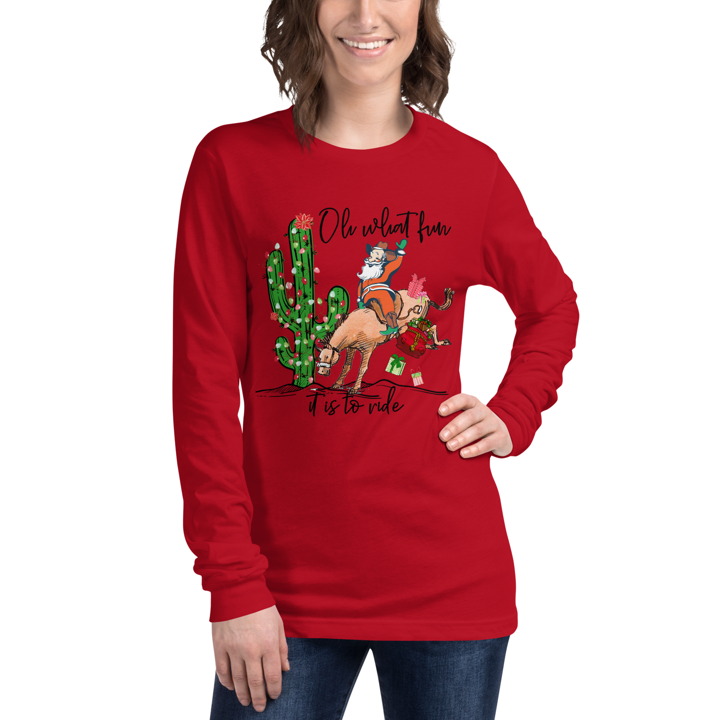 Cowboy Christmas Unisex T-Shirt