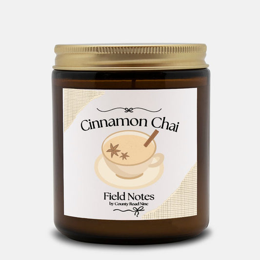 Cinnamon Chai Candle Amber Jar 9oz