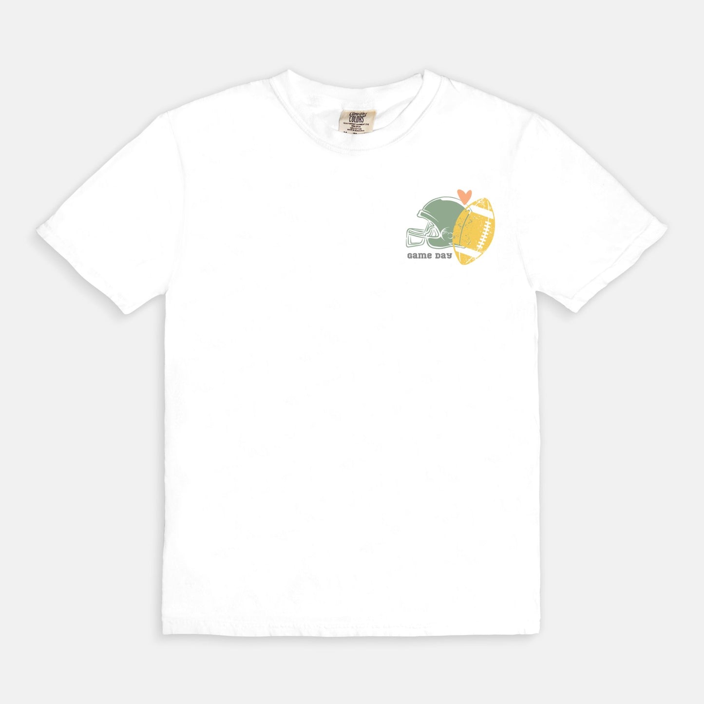 Football Collage Comfort Colors Tee 1717