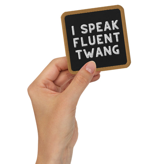 Twang Embroidered Patch