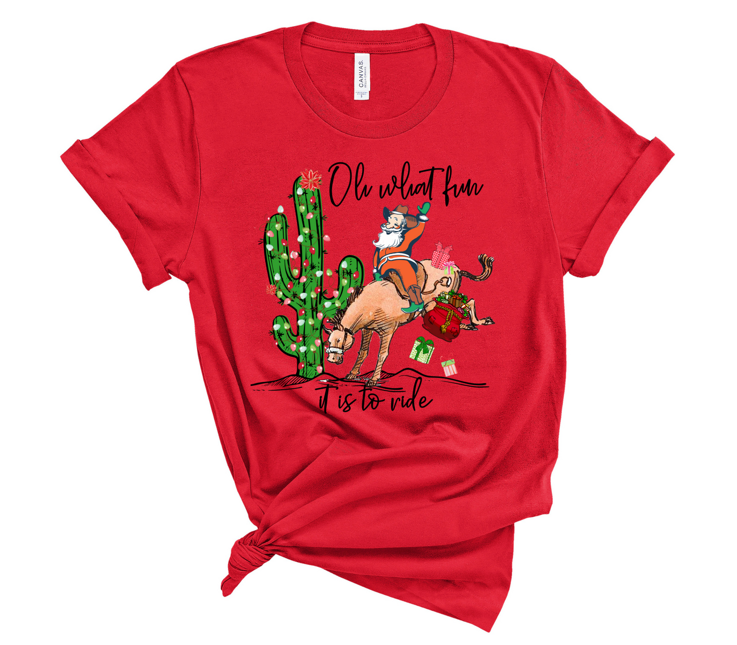 Cowboy Christmas Unisex T-Shirt