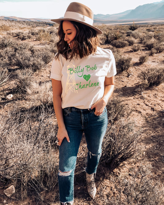 Billy Bob Loves Charlene 90s Country Shirt