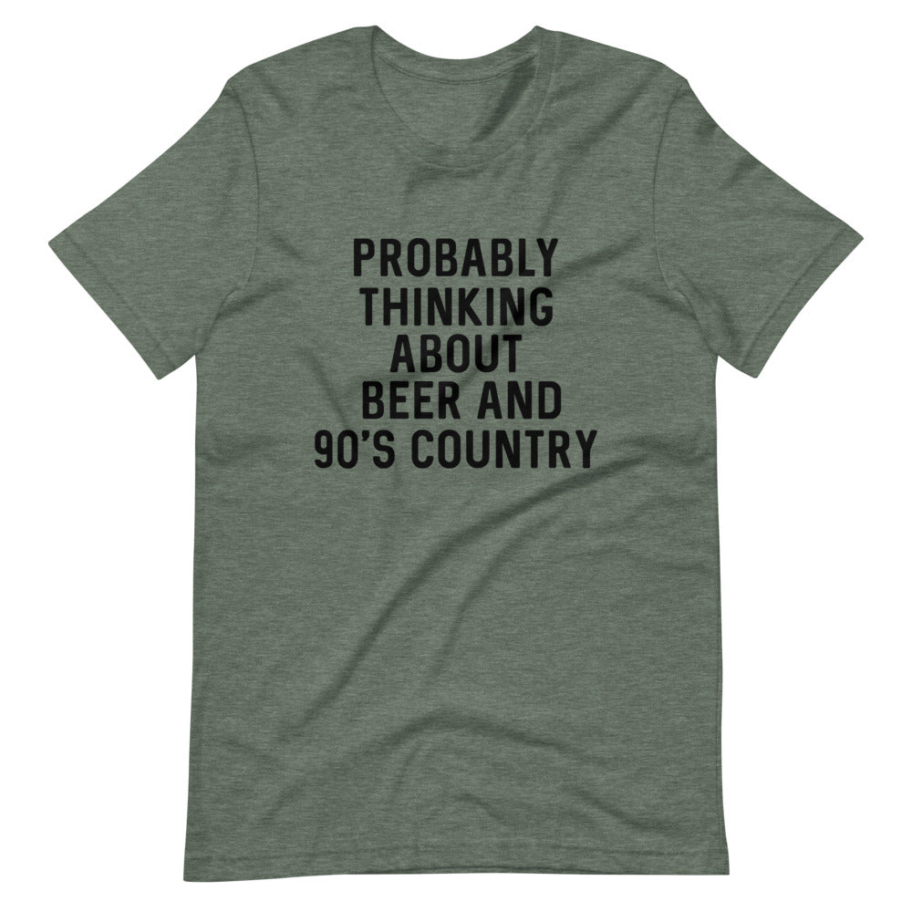Beer and 90s Country Music Shirt